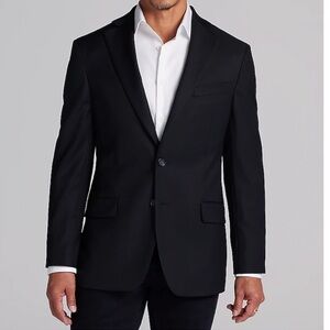 Men’s black suit jacket